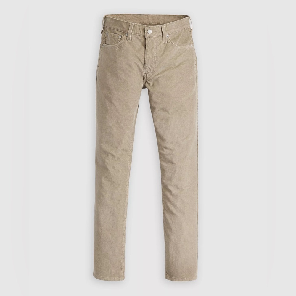 LEVI’S 511 Premium Slim Fit Corduroy Men's Jeans Khaki Leather Patch 30x32 EUC